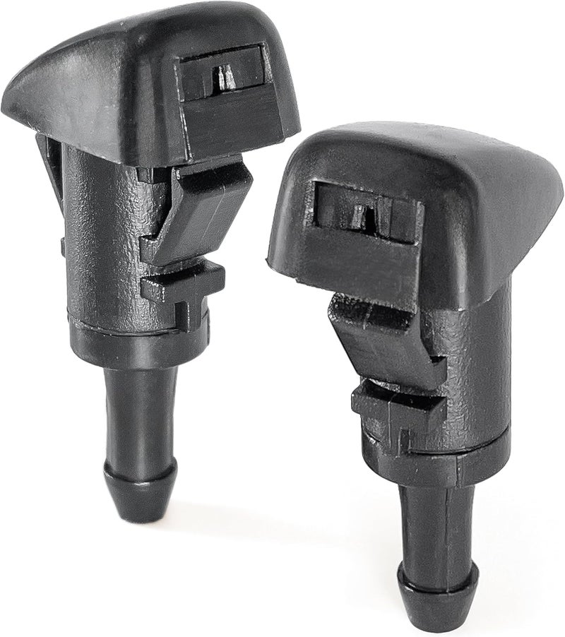 Click&Fit Windshield Washer Nozzles compatible with Hyundai Elantra, Sonata, Santa Fe,Tucson, Kia Sorento, Soul, Sportage, Forte – Wiper washer sprayers replaces OE# 98630-2K100, 98630-3J000, 2pcs - Image 1